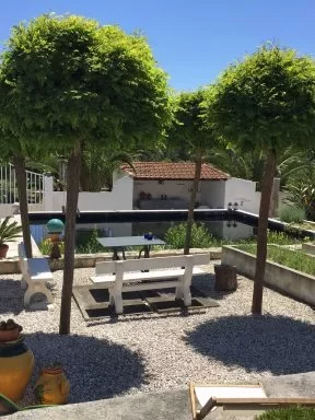 Building a natural pool in Caldas da Rainha, Portugal